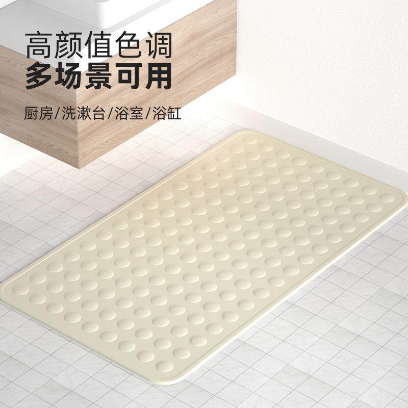 跨境热销卫生间浴室防滑垫带吸盘泡泡踏脚垫淋浴厕所洗澡防摔地垫