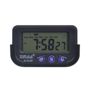 汽车XJ 车载电子钟秒表 613D闹钟创意 信佳大屏幕电子闹钟 供应