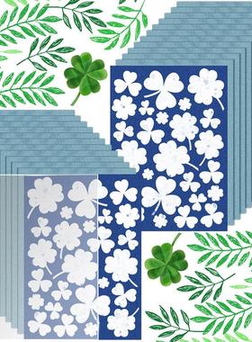 24Pcs蓝晒纸太阳打印纸 A5太阳感光艺术纸cyanotype paper