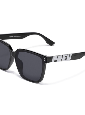 PREU轻盈大框太阳镜 时尚潮流个性墨镜 开车出行防紫外线防晒防炫