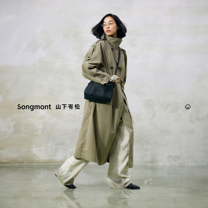Songmont山下有松复古翻风衣