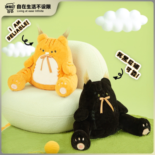 XQWGT 腰部按摩器背部舒缓腰疼痛热敷神器腰枕靠垫全身可按护腰仪