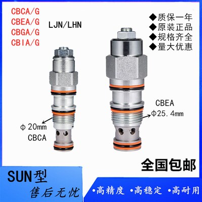 CBCA/CBEA/CBCG/CBEG/GG/LHN LJN 螺纹插装平衡阀替代SUN型抗衡阀