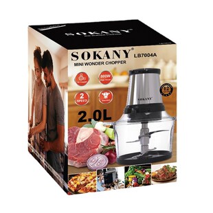 德国SOKANY7004A绞肉机家用电动不锈钢多功能料理机搅拌机欧规