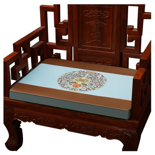 中式古典红木沙发坐垫高档实木家具沙发垫套罩乳胶椰棕垫定制防滑