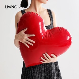 LIVING 爱心抱枕异形沙发靠垫情人节结婚庆礼物 inc.一颗心