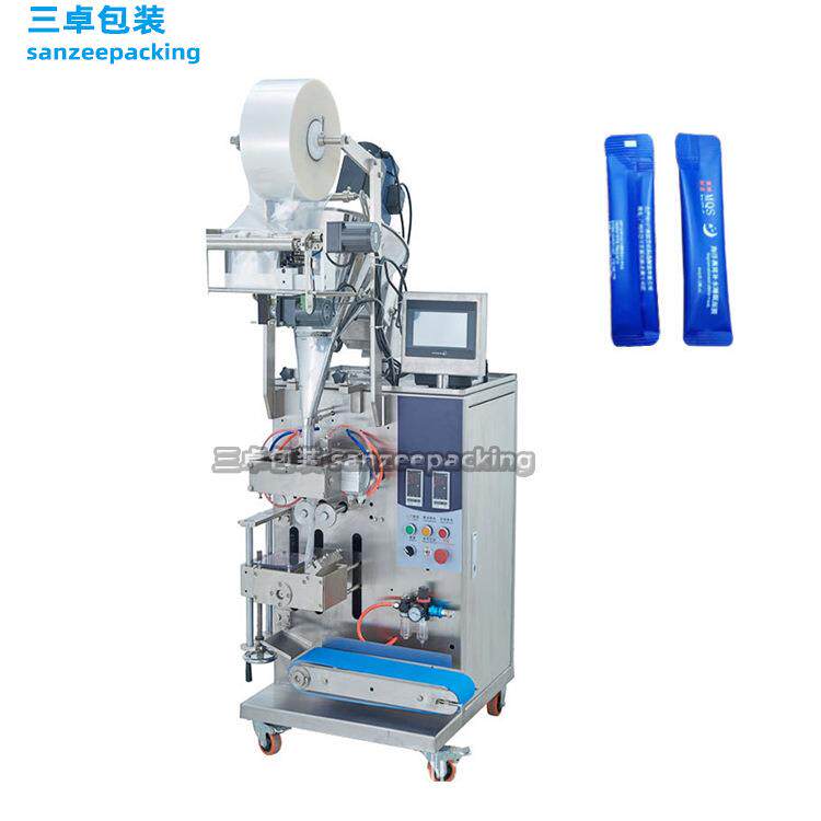 三卓SZ-60Y 固饮抹茶冲剂全自动圆角背封包装机 圆角异型袋包装机