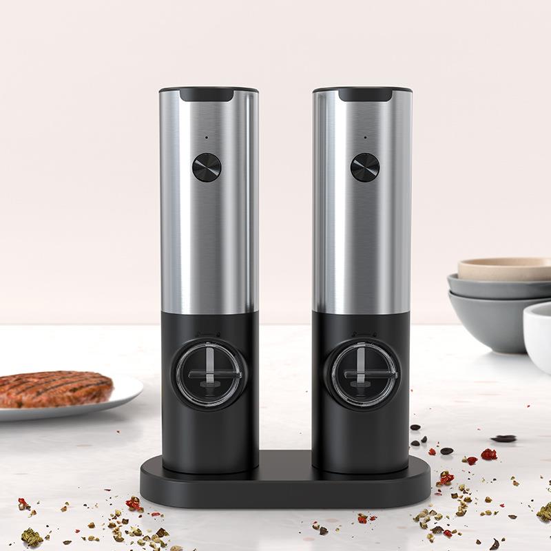 胡椒磨研磨器重力感应式自动研磨器源工厂海盐胡椒电动研磨器