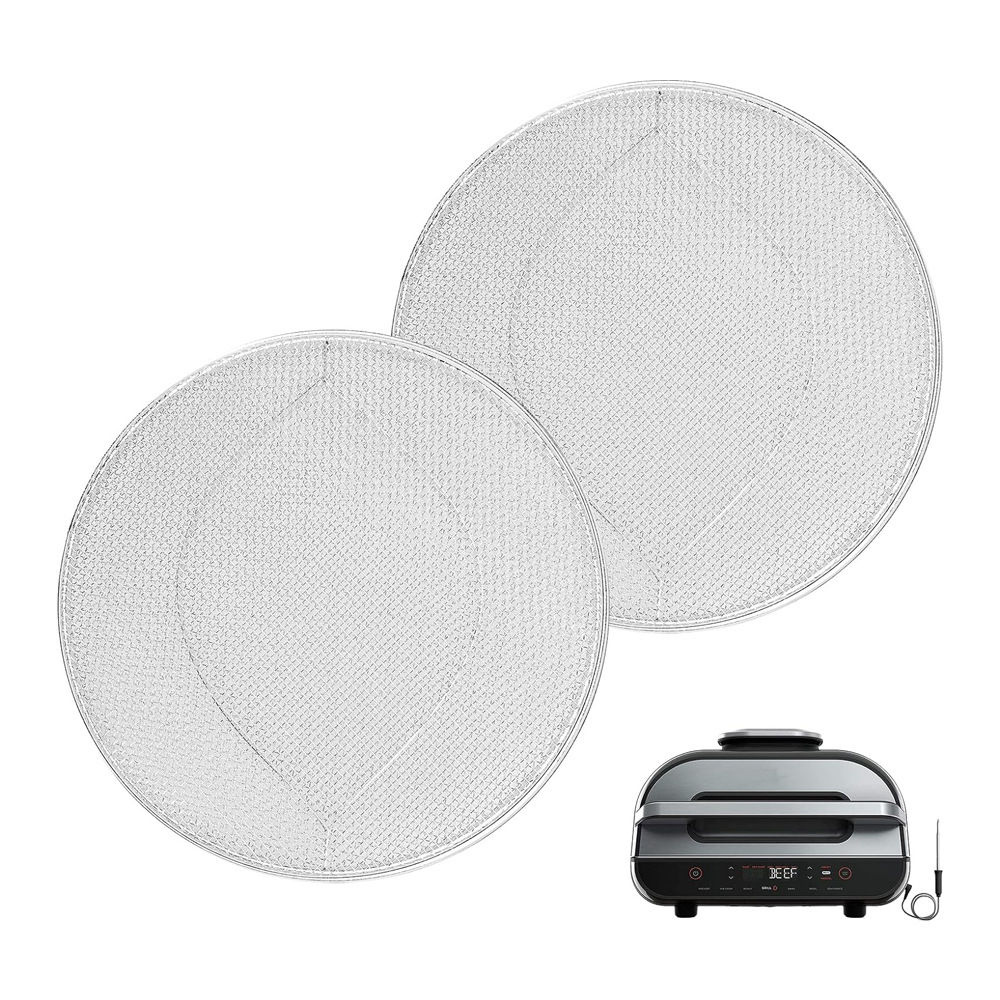 不锈钢可拆卸油渍防溅网2个装适用NINJA FG550/BG500A/FG551