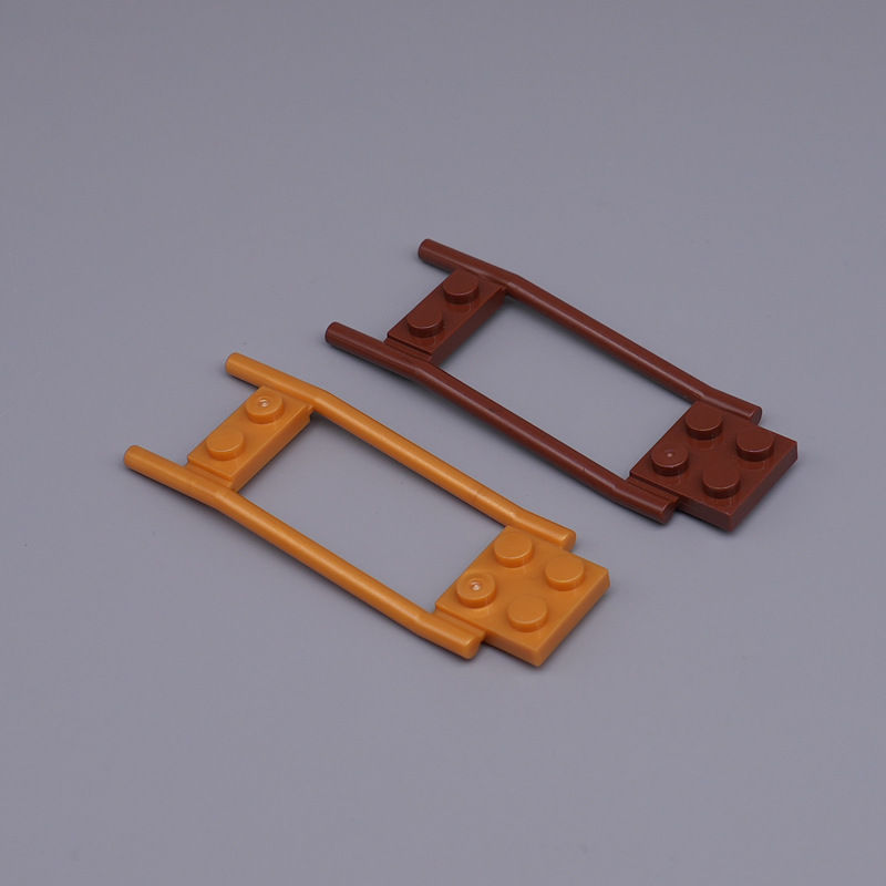 跨境MOC积木小兼容2397国产8x3 马车辕 车套架拖板支撑架拼装