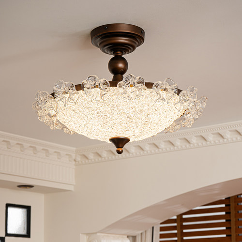 原创设计师款大气高端卧室吸顶灯