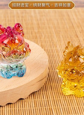 淄博博山陶瓷琉璃大观园手工琉璃龙摆件J十二生肖龙招财吉祥摆件