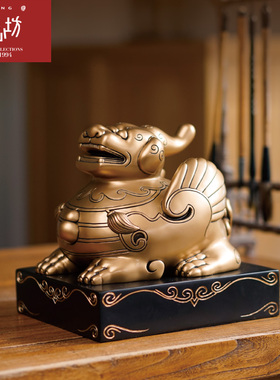客厅酒柜装饰貔貅摆件u办公室桌面创意装饰品开业礼品