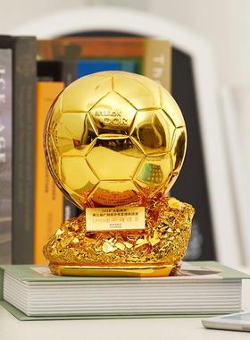 足球赛事奖杯球员金靴金球奖树脂奖杯模型 MVP奖球迷工艺品纪念品