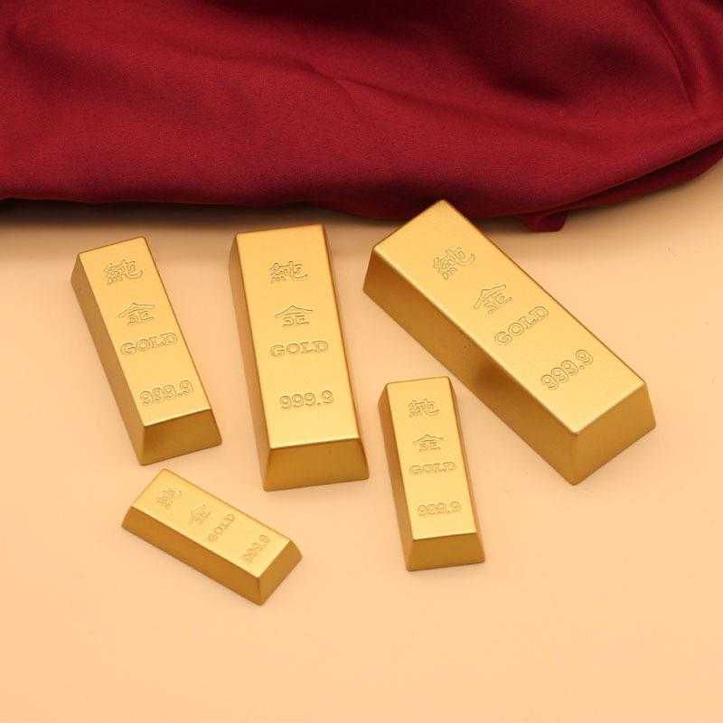 合金金条摆件摆件风水实心家用供奉家居全黄铜礼品工艺品厂家