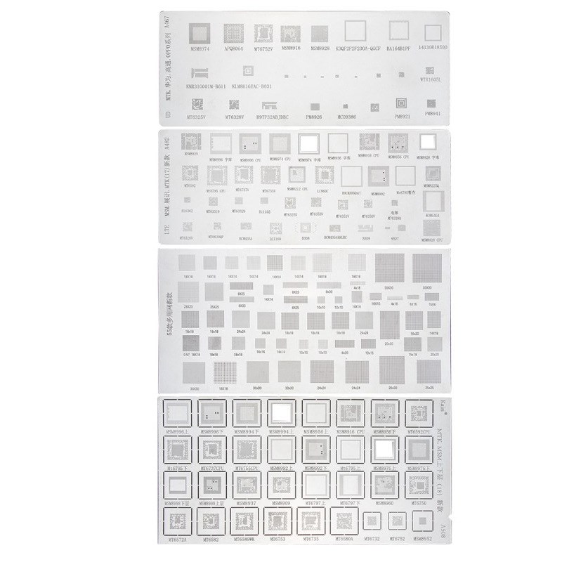 手机钢网A482 A467 A508 55款多用钢网 4件套常用钢网