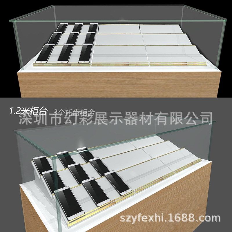 通用手机托盘展示架台阶式托架组合柜台支架多层架梯级烟摆放架子