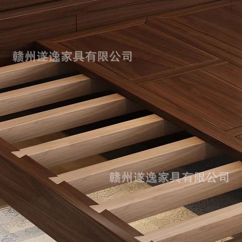 金花梨木1.5米实木床仿古榫卯大床雕花主卧双人中式1.8米古典大床