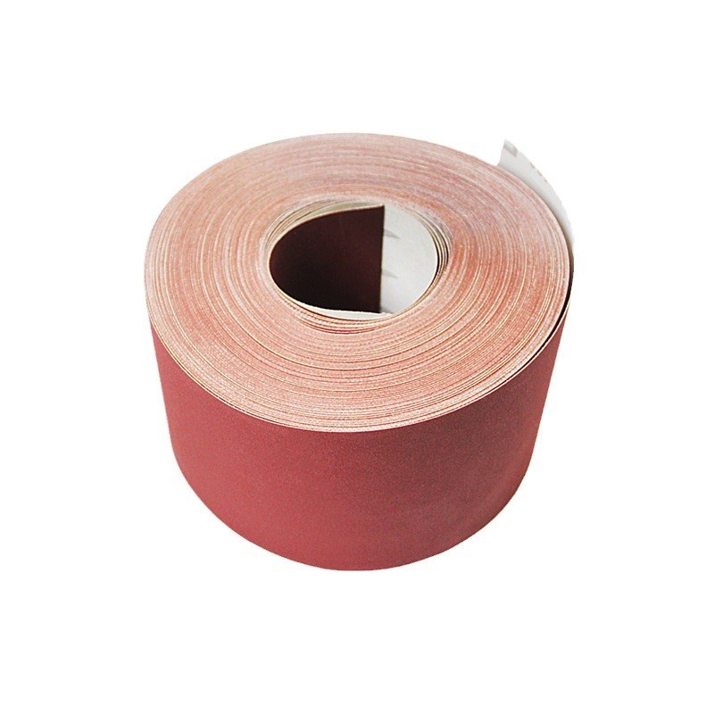 星泰厂家鹿牌手撕除锈打磨抛光软布棕刚玉红砂砂纸砂布卷整卷