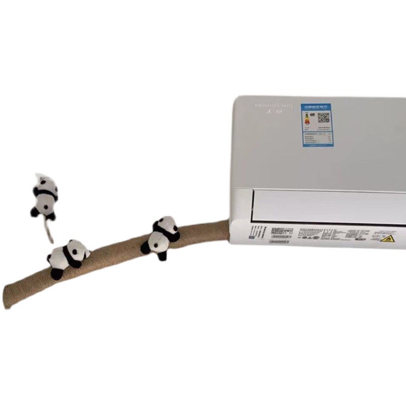 空调管子装饰改造遮挡下水管包管美化创意管道缠绕麻绳管线暖气