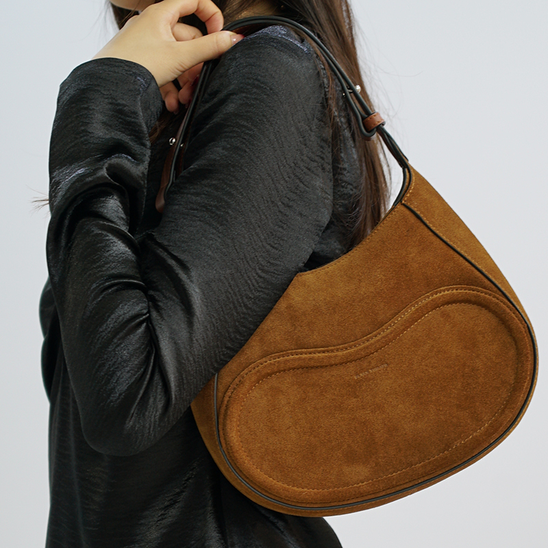 BLACK TOMATO黑番茄HOBO小号/手提单肩包/设计师牛皮/小个子友好