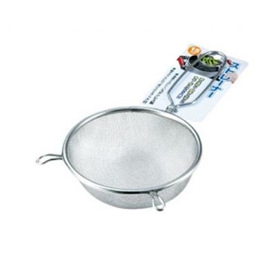 日本ECHO不锈钢漏勺过滤网筛火锅油炸捞面焯水漏网15cm