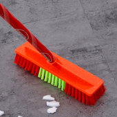 加厚长柄地刷硬毛木杆不锈钢杆厕所厨房水泥地强力刷污专用刷子