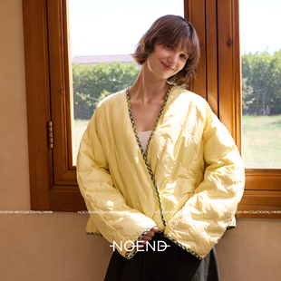 轻盈蓬松轻薄便携廓形短款 24AW V领羽绒外套 博主专属 NOEND