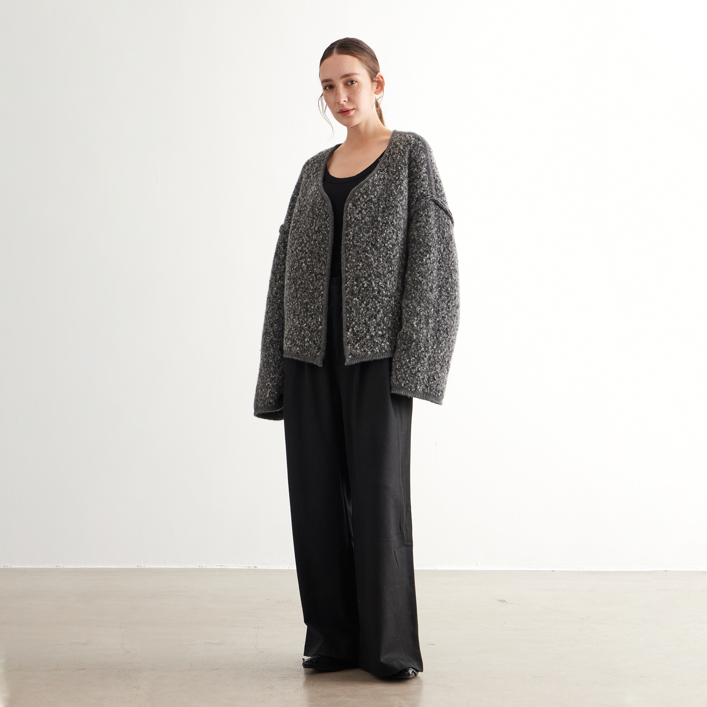 NOEND小香风牦牛绒外套  秋冬羊毛大衣 松弛感外套 正反两面可穿