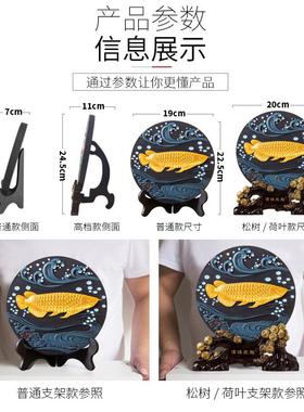 5ZV7家居装饰品客厅电视酒柜乔迁新房摆件炭雕工艺品博古架家