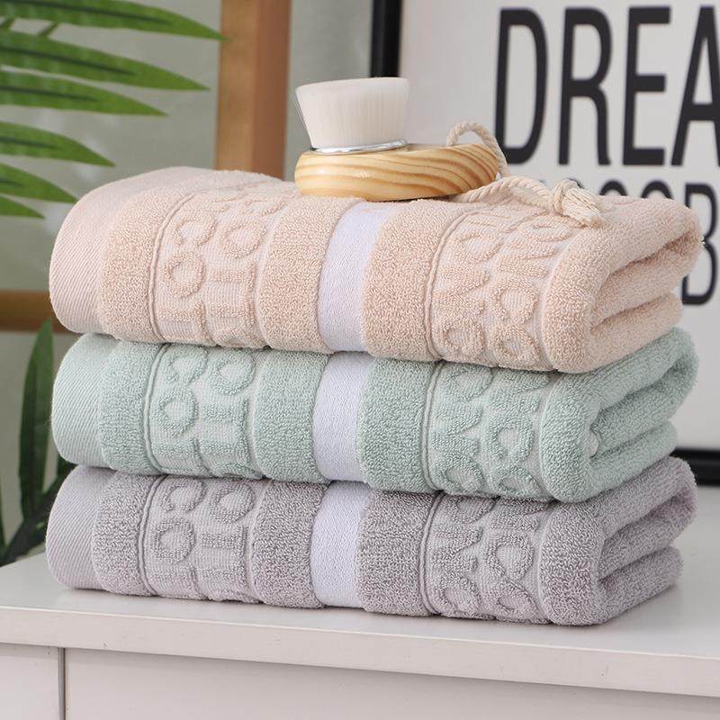 40*95加长160克棉款洗澡毛巾加大健身运动巾定制回礼刺绣澡巾冲凉
