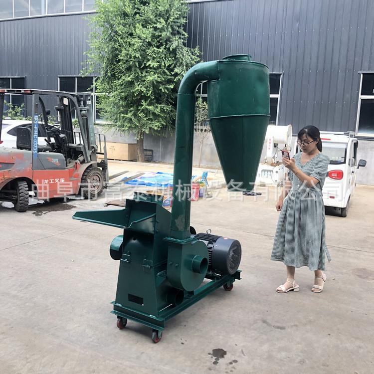 玉米饲料粉碎机畜牧养殖饲料粉碎设备家用小型秸秆锤片式粉碎机