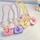 儿童迷你投影项链照相机小学生拍照玩具女童饰品卡通挂件