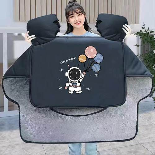 电动车挡风被冬季加绒加厚电瓶摩