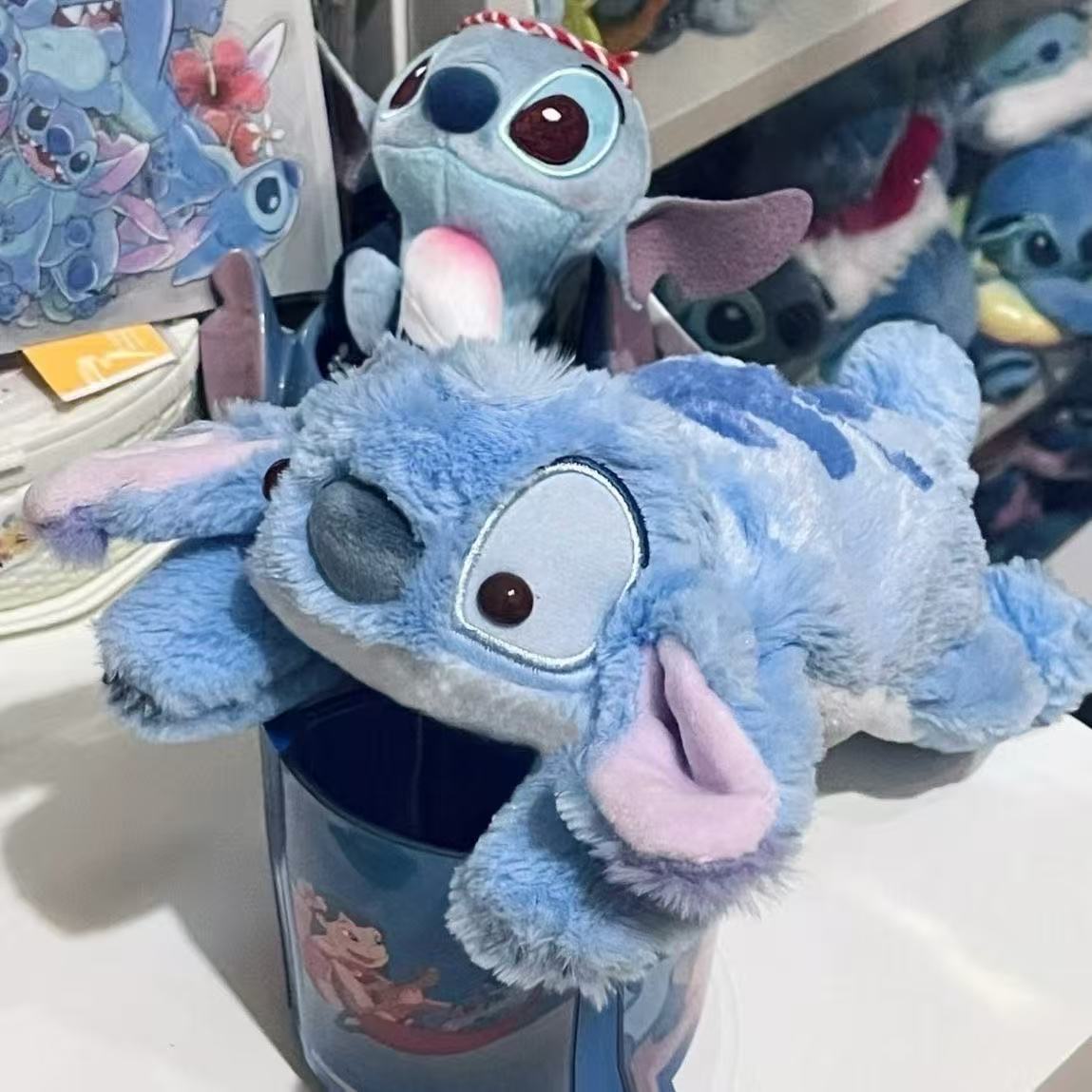 日系卡通毛绒动物笔袋可爱创意收纳玩偶桌面大容量学生文具收纳袋