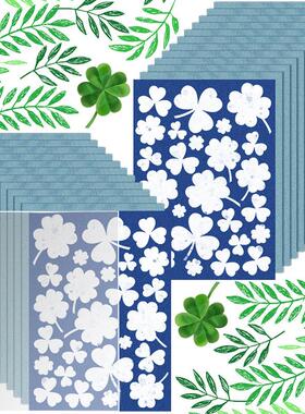 24Pcs蓝晒纸太阳打印纸 A5太阳感光艺术纸cyanotype paper