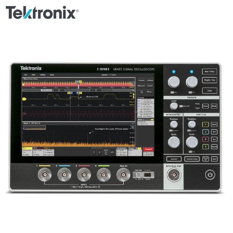 tektronix泰克微型手持示波器MSO22/MSO24便携式混合信号示波器