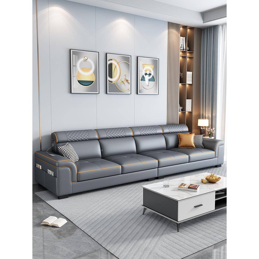 户布艺发客2228-B#厅2沙025现新款代简约小型直排三人位科技布棉