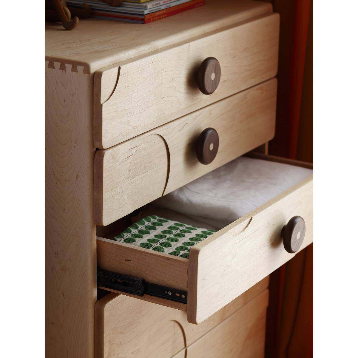 男全实卧木儿童斗柜孩女孩环室抽屉储物收纳柜枫木淘里淘气五六斗