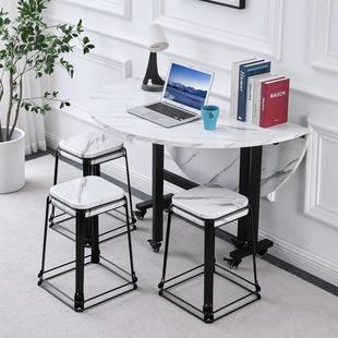 折圆桌用饭小户型小餐桌多功能可8 003饭圆形 10家人移桌动叠吃zd