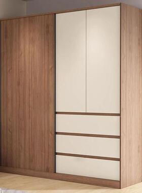 美切斯18MM厚室实木衣柜2025新款m家用卧人深60c大柜子免安装定制