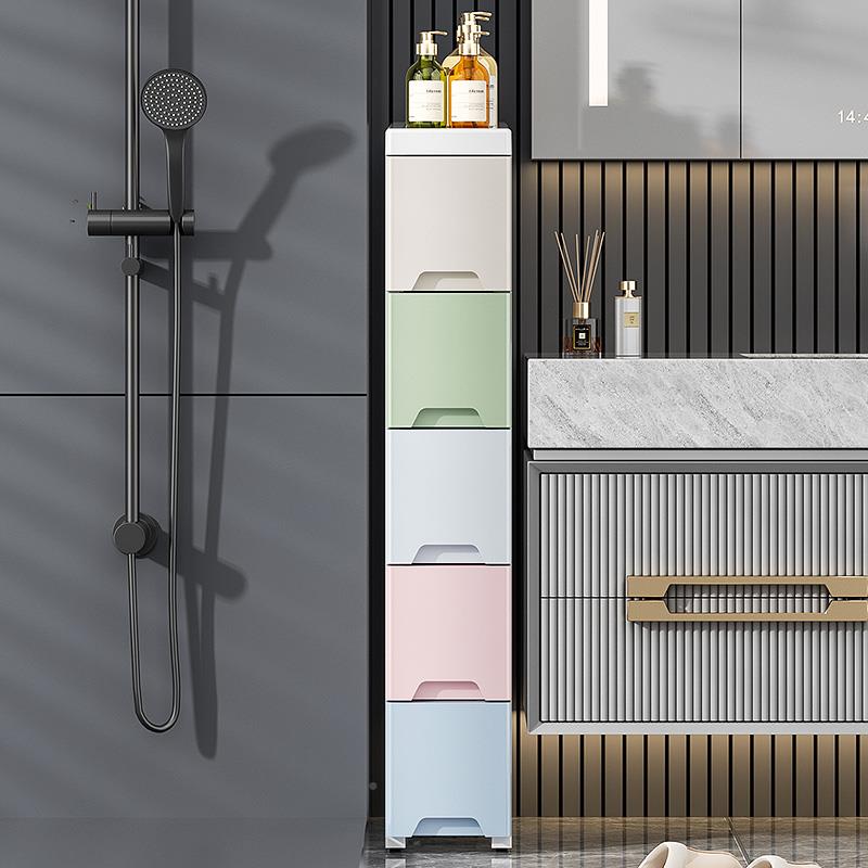 15/18/0cm夹缝收纳3柜屉地式多层抽落架无品牌缝隙收纳柜置物箱面