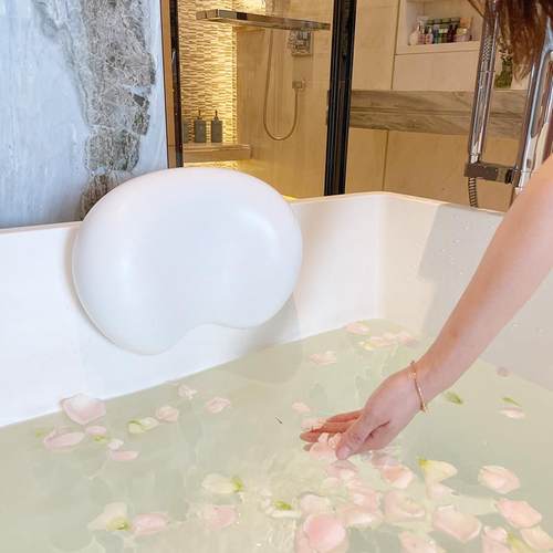 浴缸枕头靠枕免安家用浴泡伊铂特（室澡垫浴盘防滑靠垫弹性护装颈