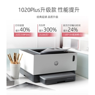 新HPNS1020黑白激光打印机惠普1005W无线打印一体机复印扫描办公