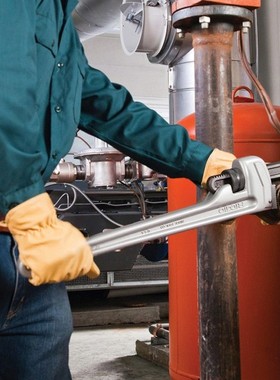 里奇RIID铝柄直管钳10-48寸管道工具31105快速水管钳36寸24寸