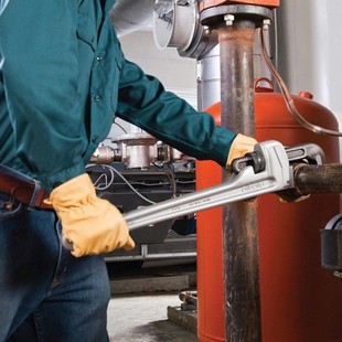 里奇RIID铝柄直管钳10-48寸管道工具31105快速水管钳36寸24寸