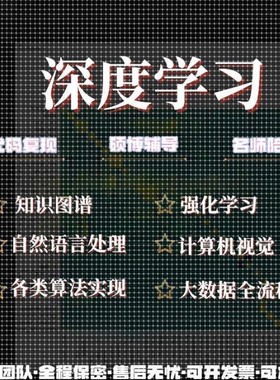 深度学习机器代做接单代码指导pytorch/cnn/rnn/lstm/Gan/Kan/Gnn