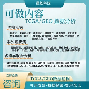 火山图绘制 孟德尔 生信分析 实验 单细胞转录组测序 TCGA GEO