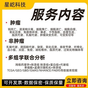 火山图绘制 孟德尔 生信分析 实验 单细胞转录组测序 TCGA GEO