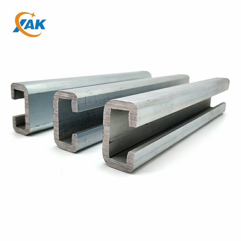 5mmC型钢管夹导轨C型槽机械导轨重型管夹导轨40*22冷弯型钢厂家